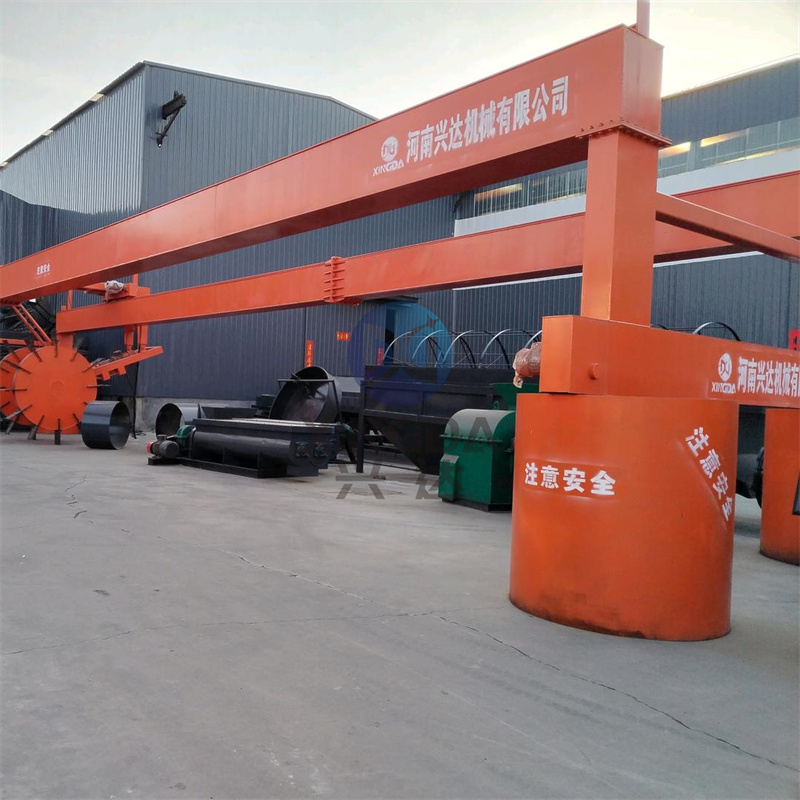 新疆5米液压链板翻抛机的特点体现