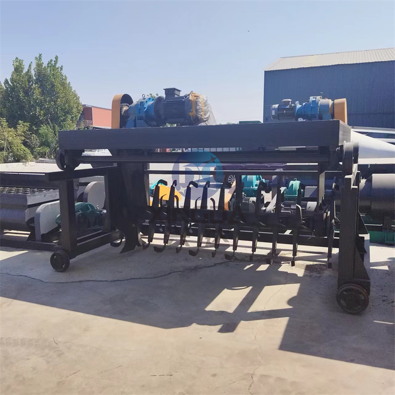 生物粉剂有机肥设备槽式翻抛机的正确翻抛原理