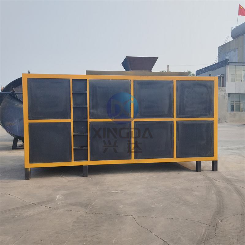 台湾客户定购的有机肥卧式发酵罐的设备特点优点