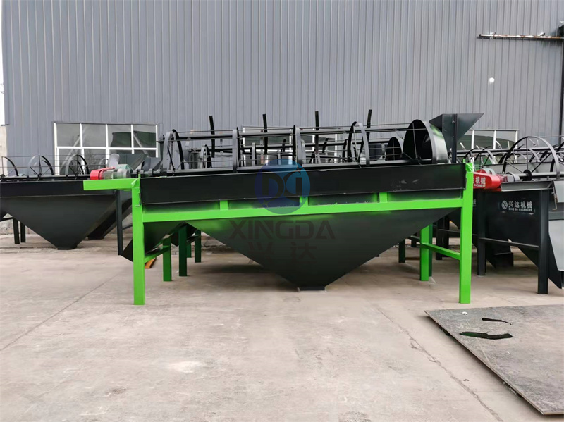 为陕北客户加工制作的1.2米有机肥筛分设备的优势特点