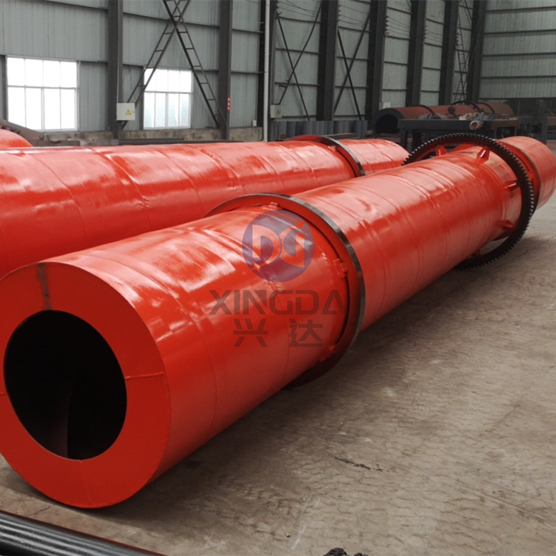 为枣庄客户讲解有机肥回转式冷却机的安装特点