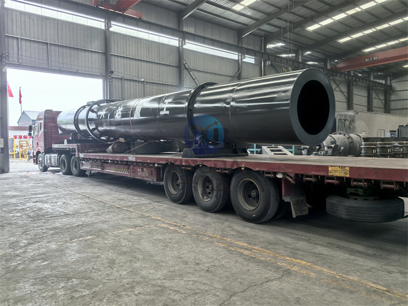 年产1万吨颗粒有机肥生产线发货现场