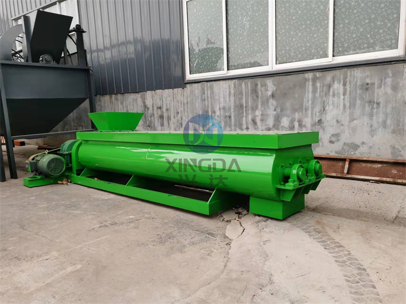 讲解具有搅拌功能的有机肥设备双轴搅拌机的搅拌原理