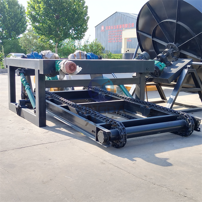 陕西客户在开机启动有机肥链板翻抛机时的注意事项